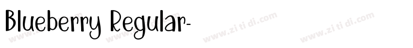 Blueberry Regular字体转换 Blueberry Regular字体转换